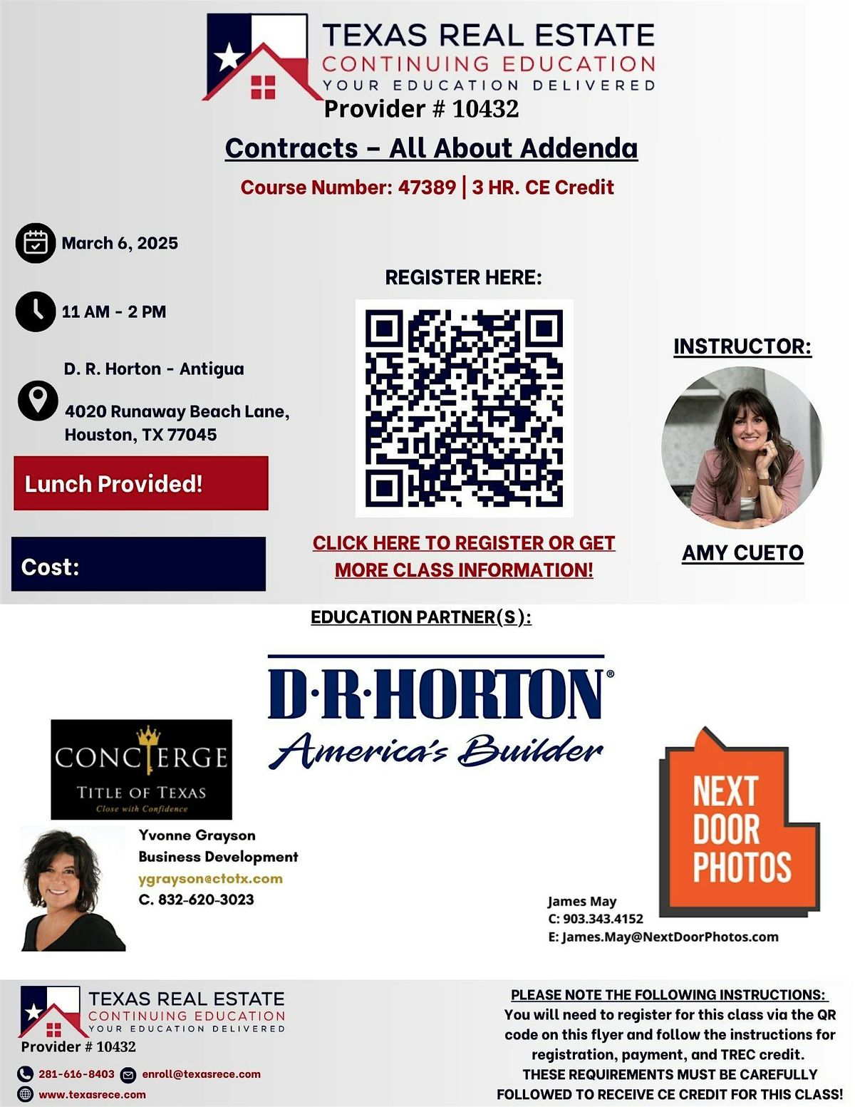 Complimentary CE Class: Contracts - All About Addeda