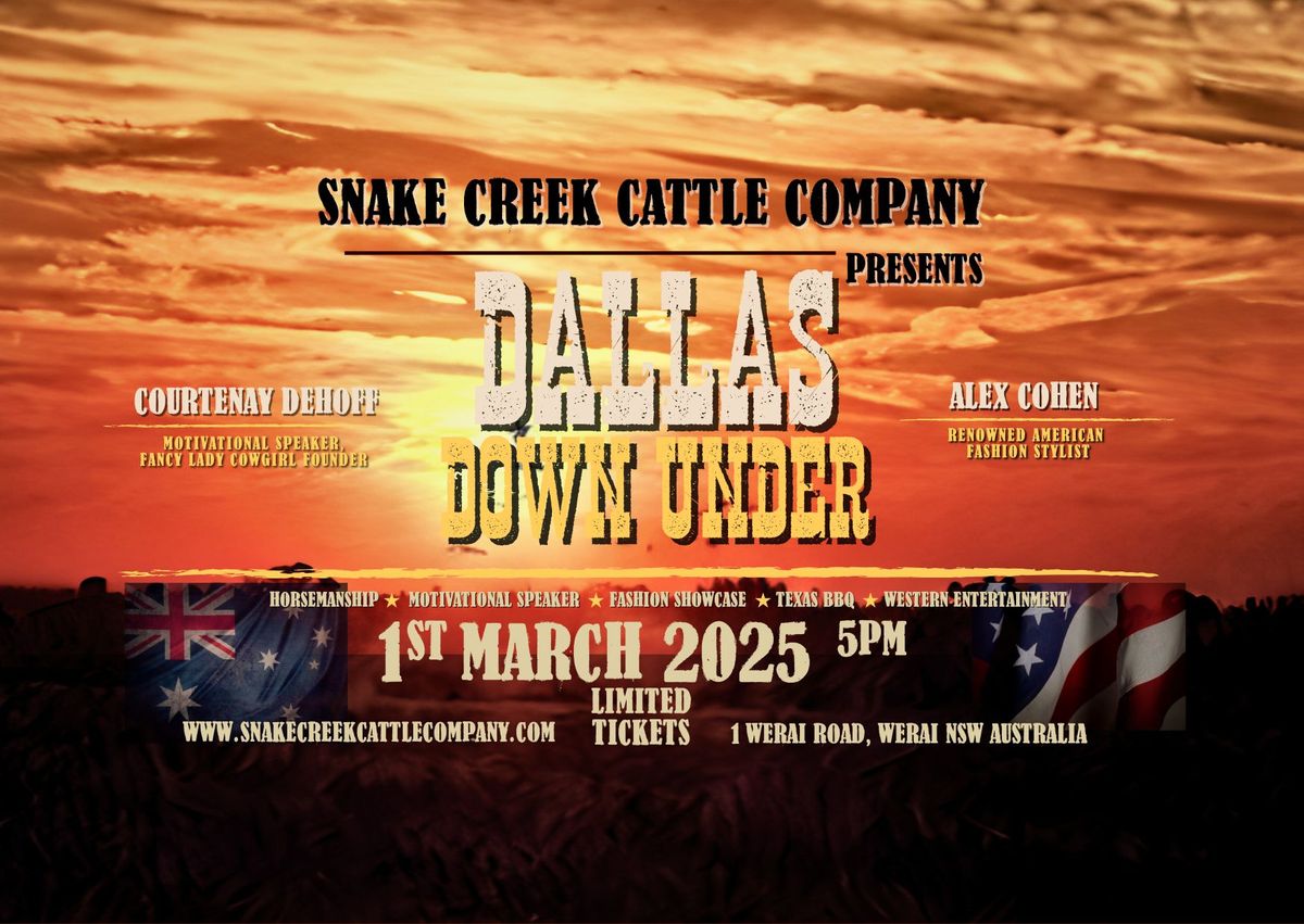 Dallas Down Under at Snake Creek Cattle Company