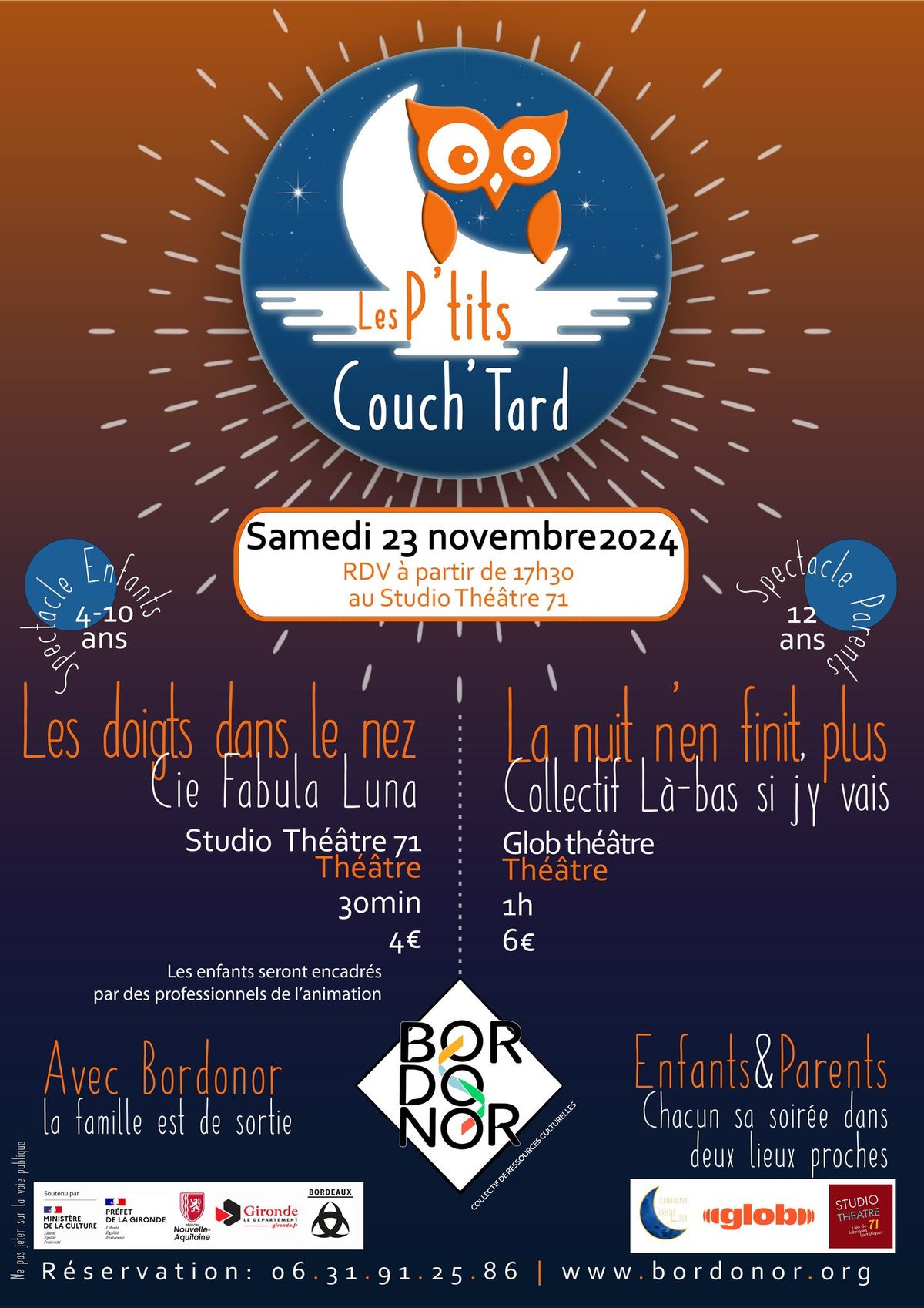 P'TIT COUCH'TARD \u2022 23 nov. \u2022 Chartrons nord