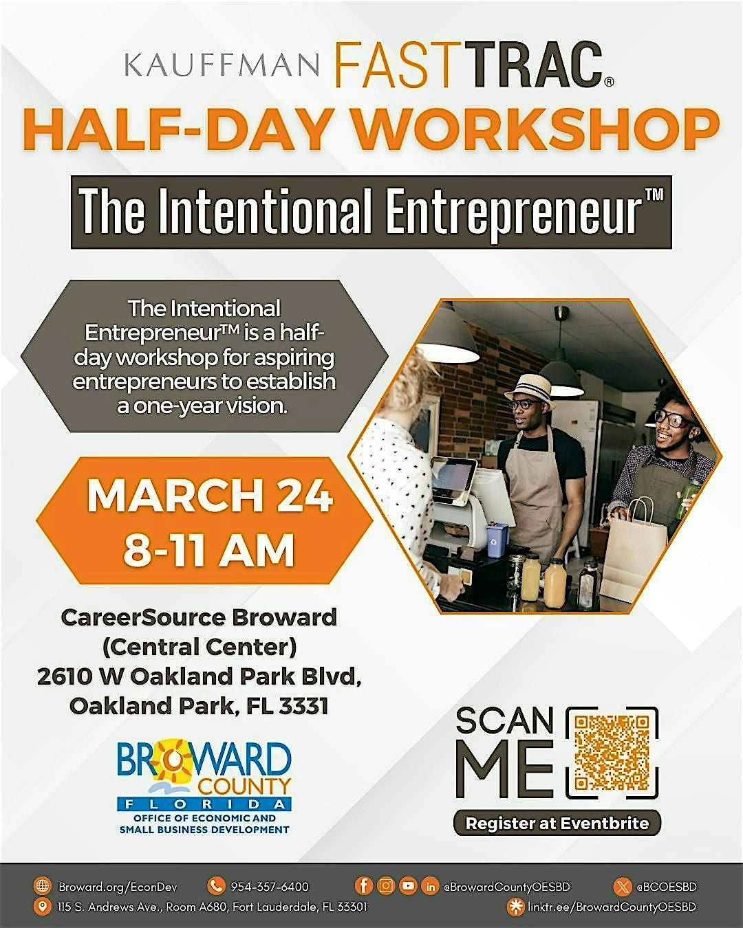 Kauffman FastTrac\u00ae Half-day Session: The Intentional Entrepreneur\u2122