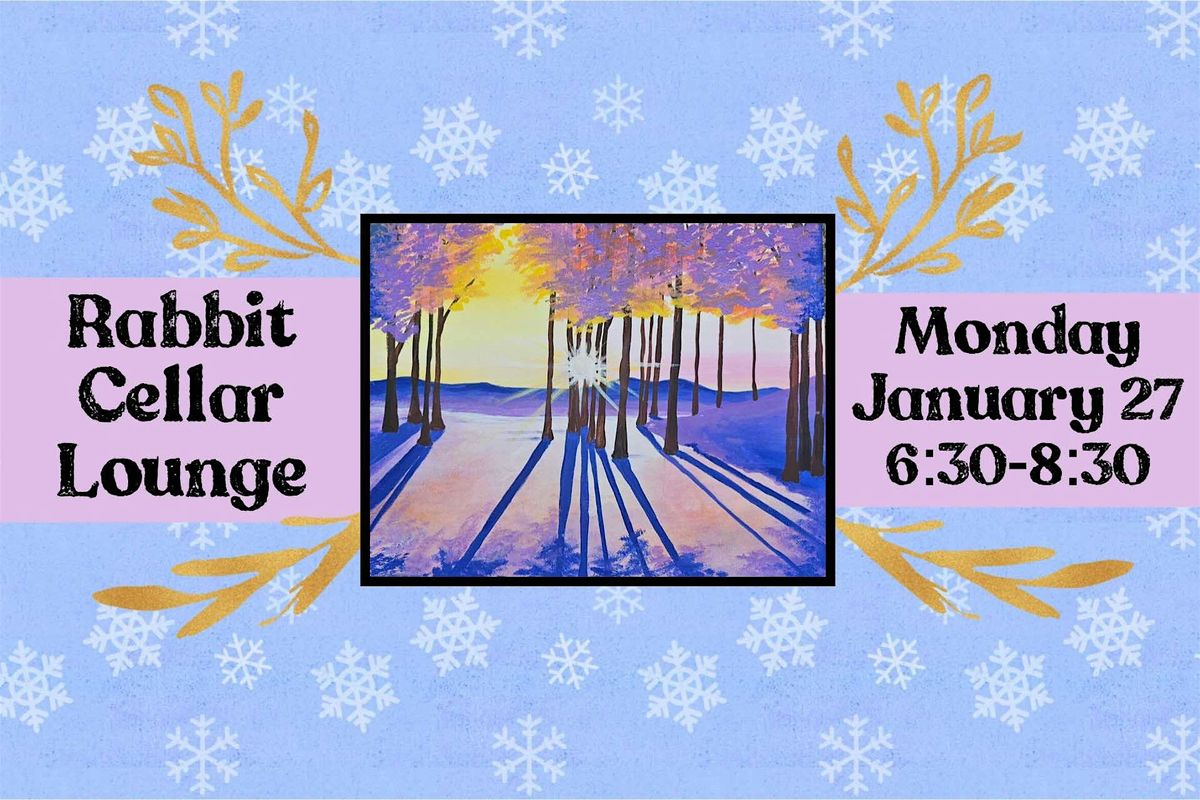 Paint and Sip At The Rabbit Cellar Lounge