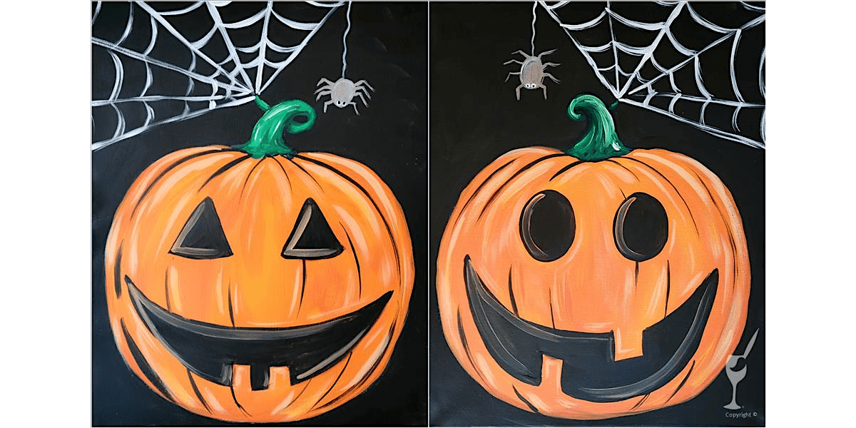 Smiling Pumpkins - Paint and Sip in Houston | Classpop!\u2122