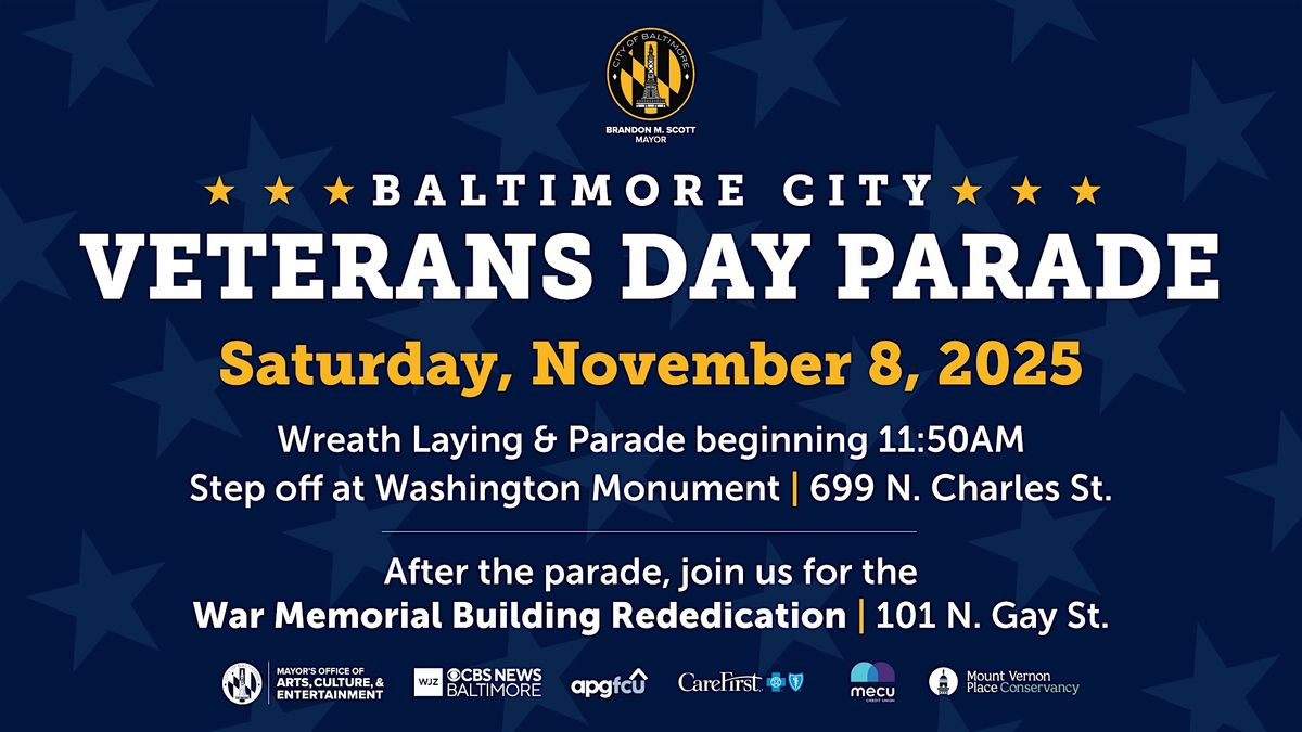Baltimore City Veterans Day Parade 2025