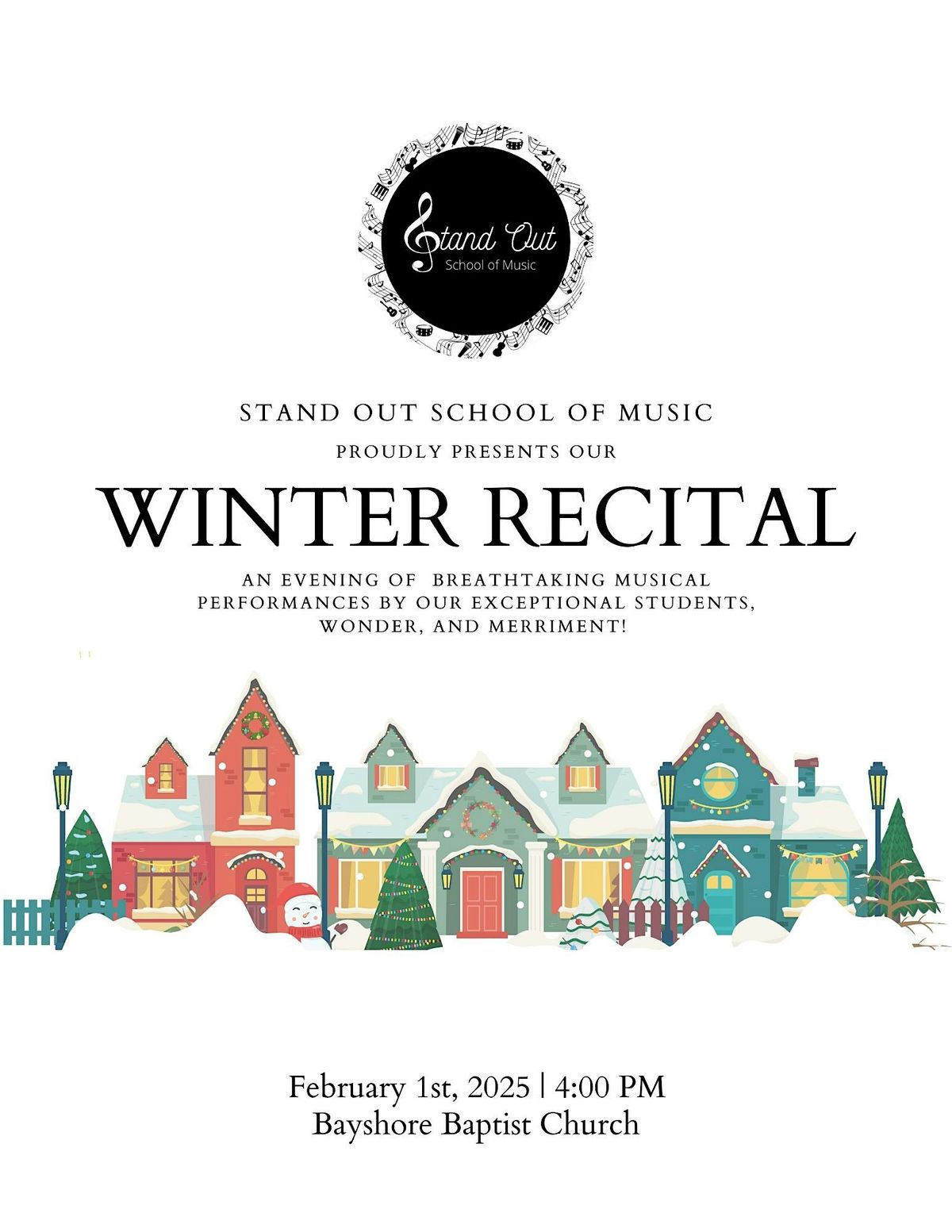 Stand Out School of Music's Winter Recital