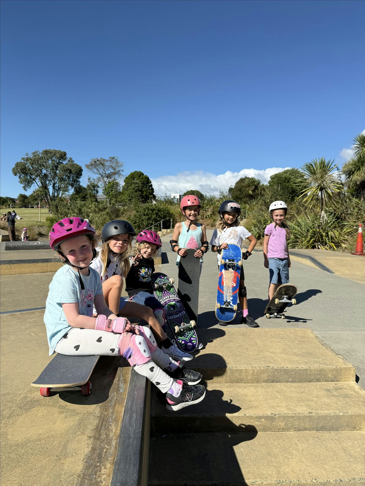 Girls Skate NZ Skateboarding Clinic- Birkenhead Skatepark