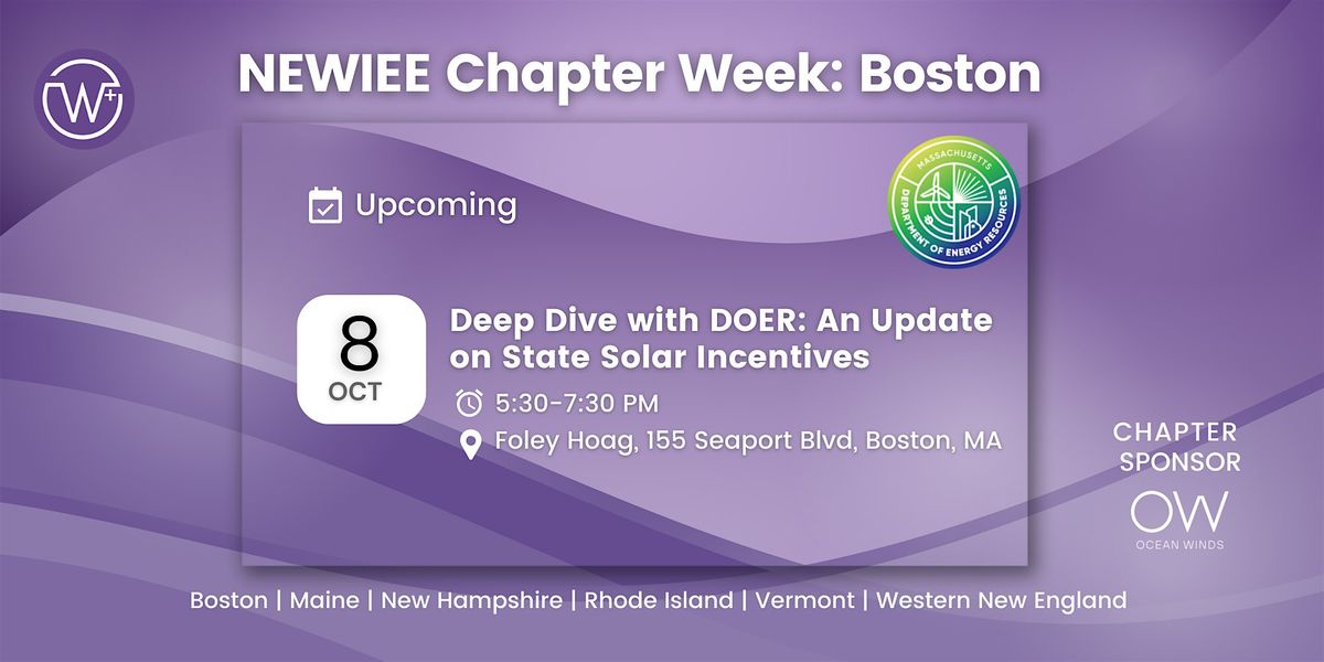 Deep Dive with DOER: An Update on State Solar Incentives