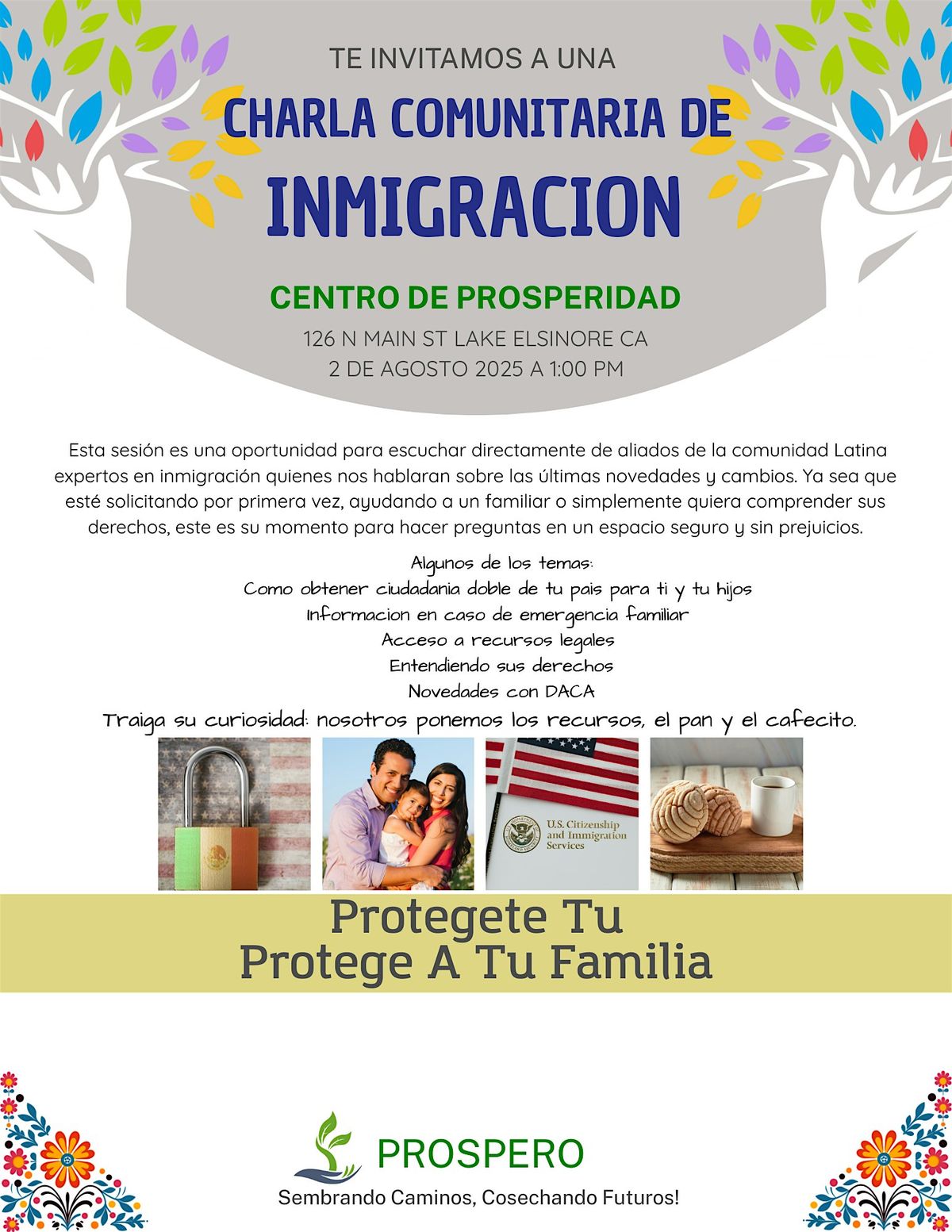 CHARLA COMUNITARIA DE INMIGRACION