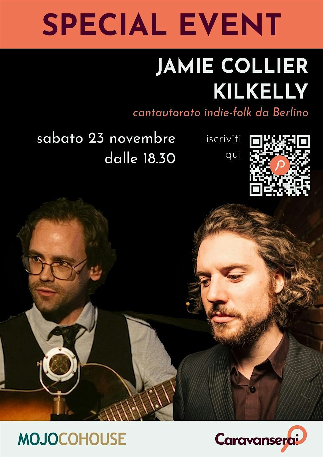 Special Event: JAMIE COLLIER + KILKELLY