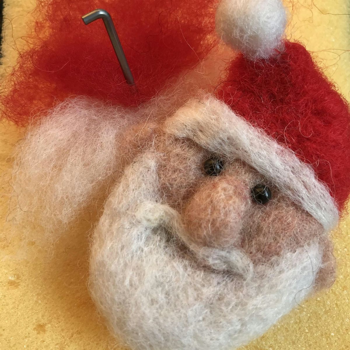 Needlefelting Santas!