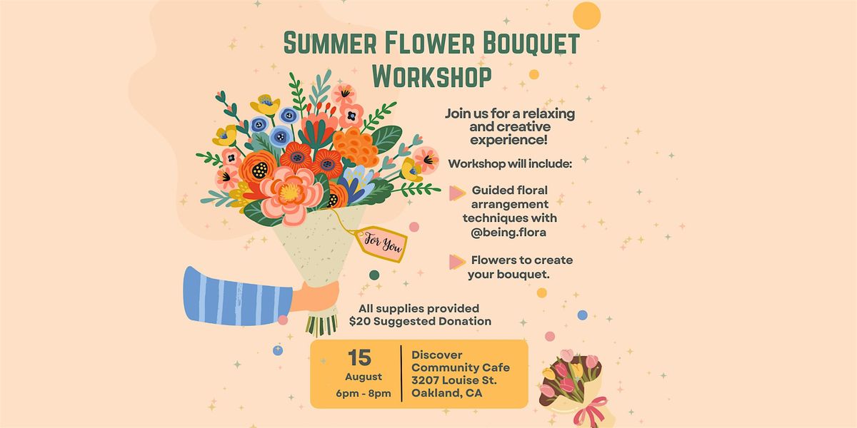 Summer Flower Arrangement Workshop