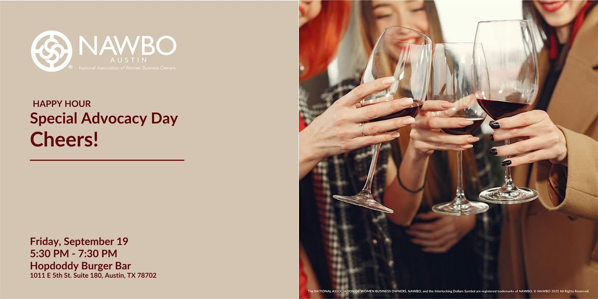 NAWBO Austin Special Advocacy Day Cheers Event!