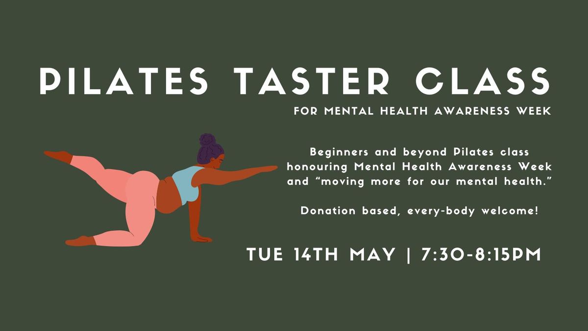 Pilates Taster Class (Mental Health Awareness Week)