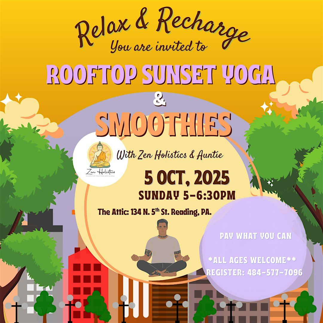 Rooftop Sunset Yoga \u200d& Smoothies