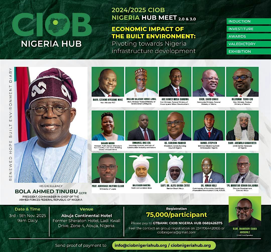 2024\/2025 CIOB NIGERIA HUB MEET 2.0 & 3.0