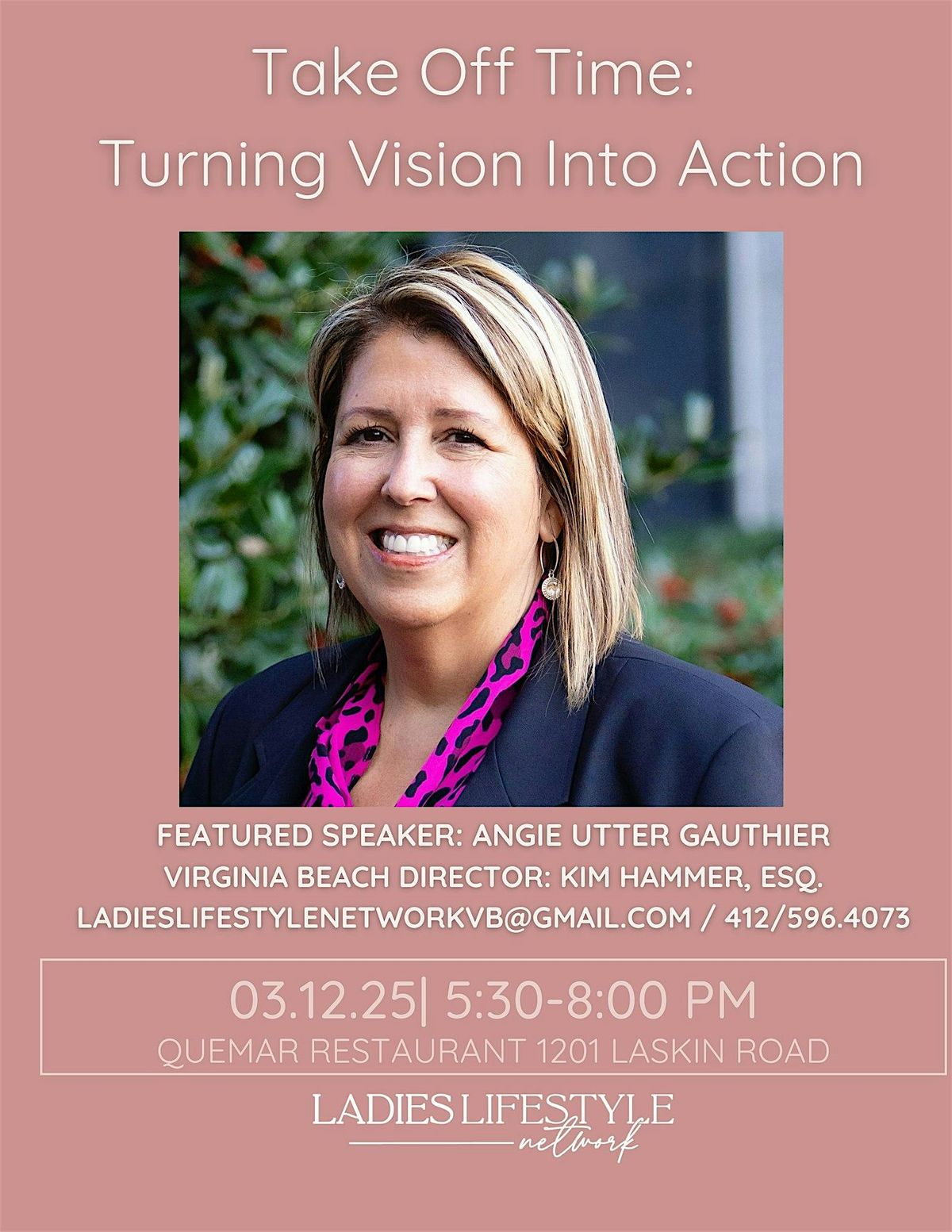 Take Off Time: Turning Vision Into Action