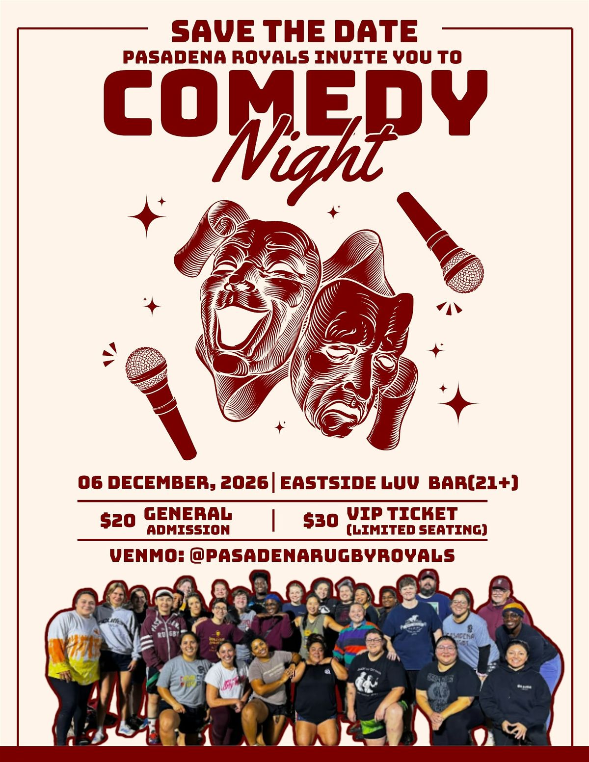 Annual Royals Comedy Night Fundraiser