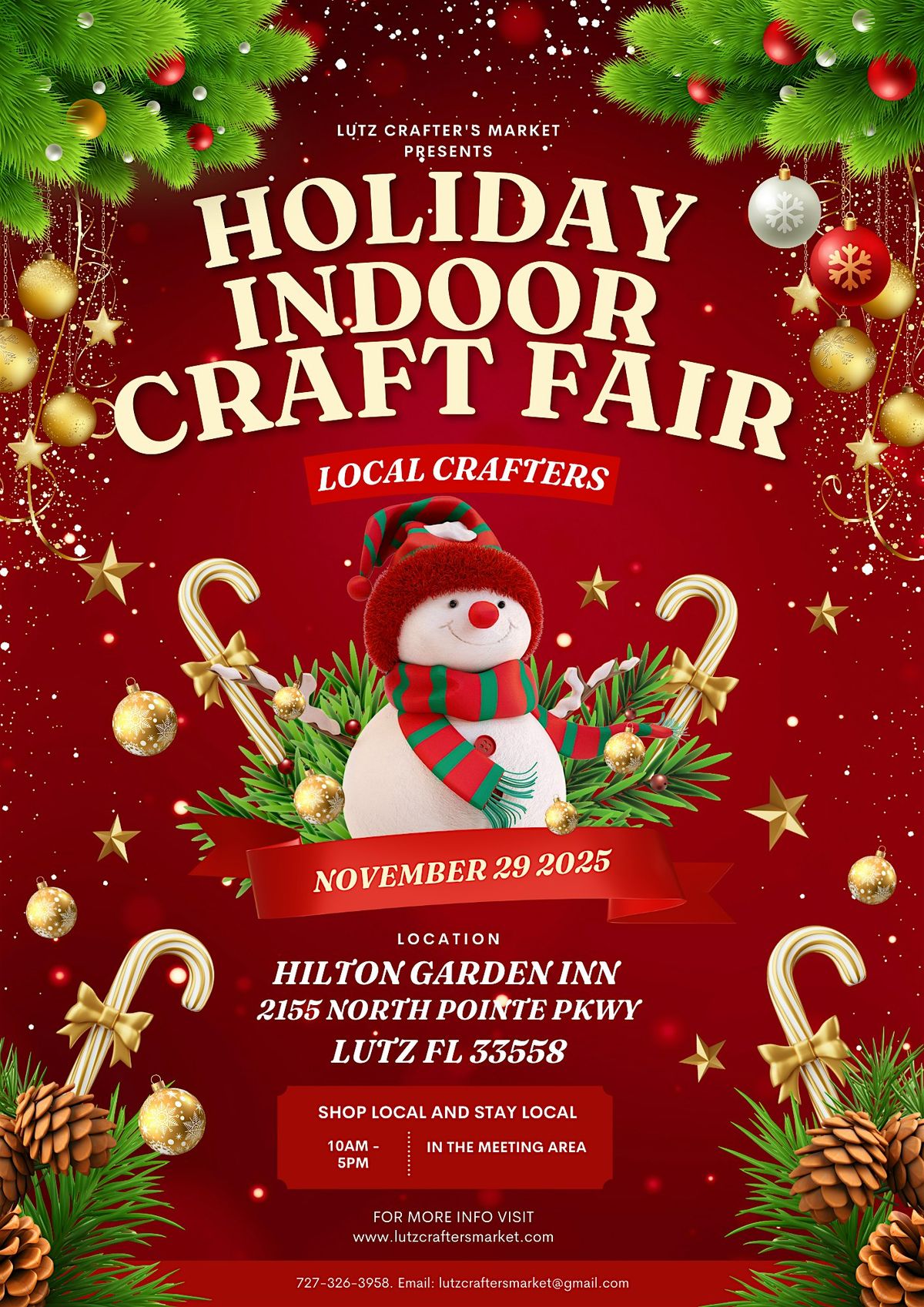 Christmas Craft Fair at the Lutz Crafter's Market