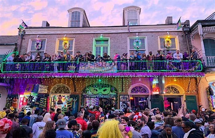 Evening- Mardi Gras Balcony Experience