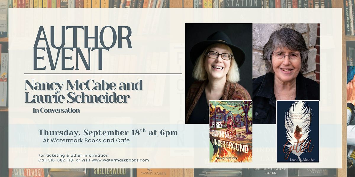 In Store Event with Nancy McCabe and Laurie Schneider