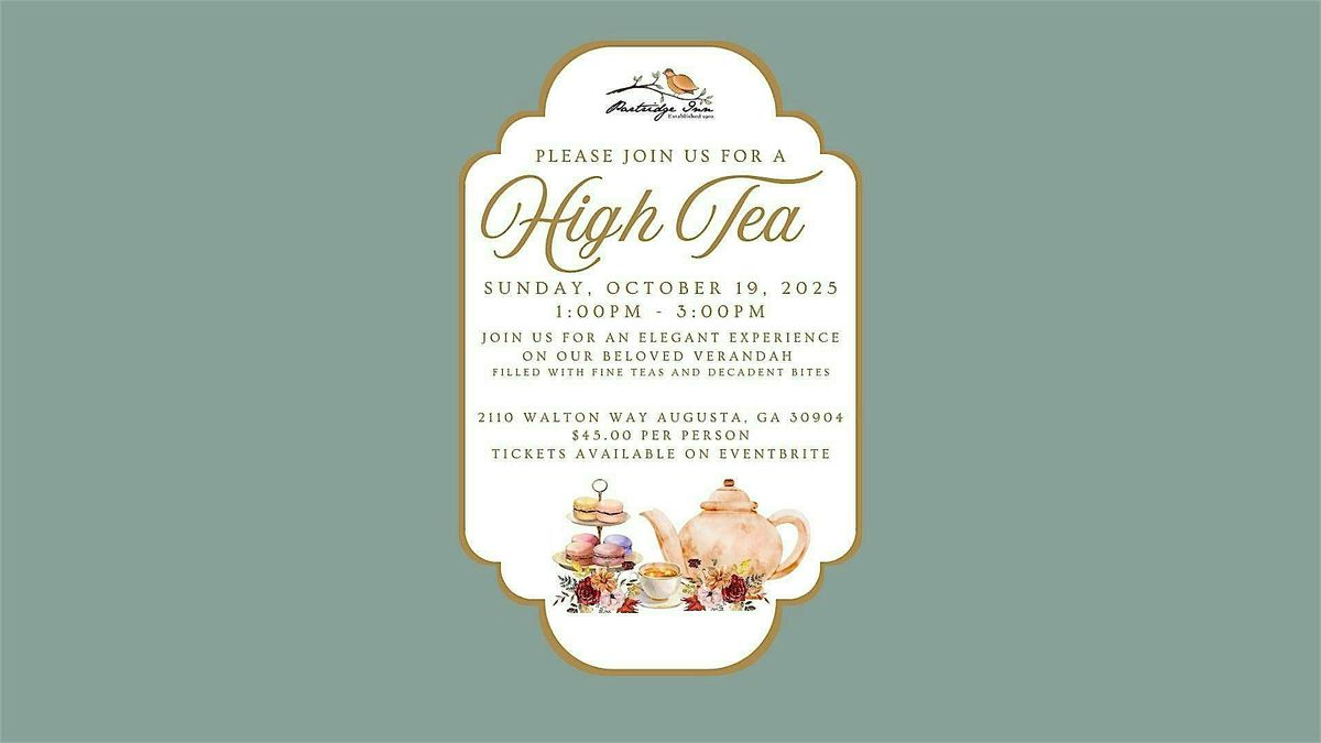 Fall High Tea