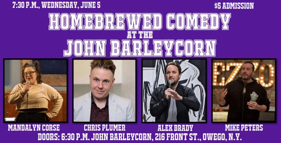 Homebrewed Comedy at the John Barleycorn Tavern