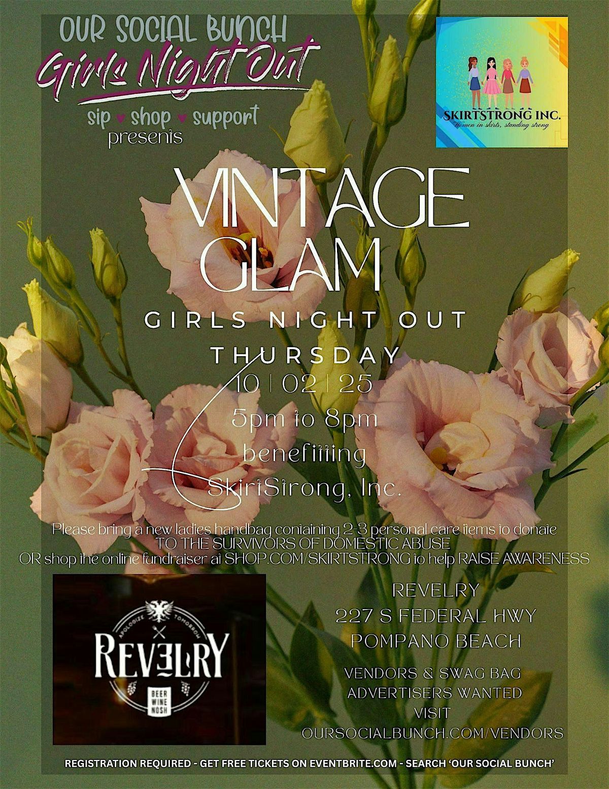 Our Social Bunch Girls Night Our Vintage Glam October 2