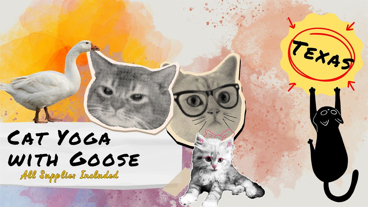 Cat Yoga with Goose **Texas**