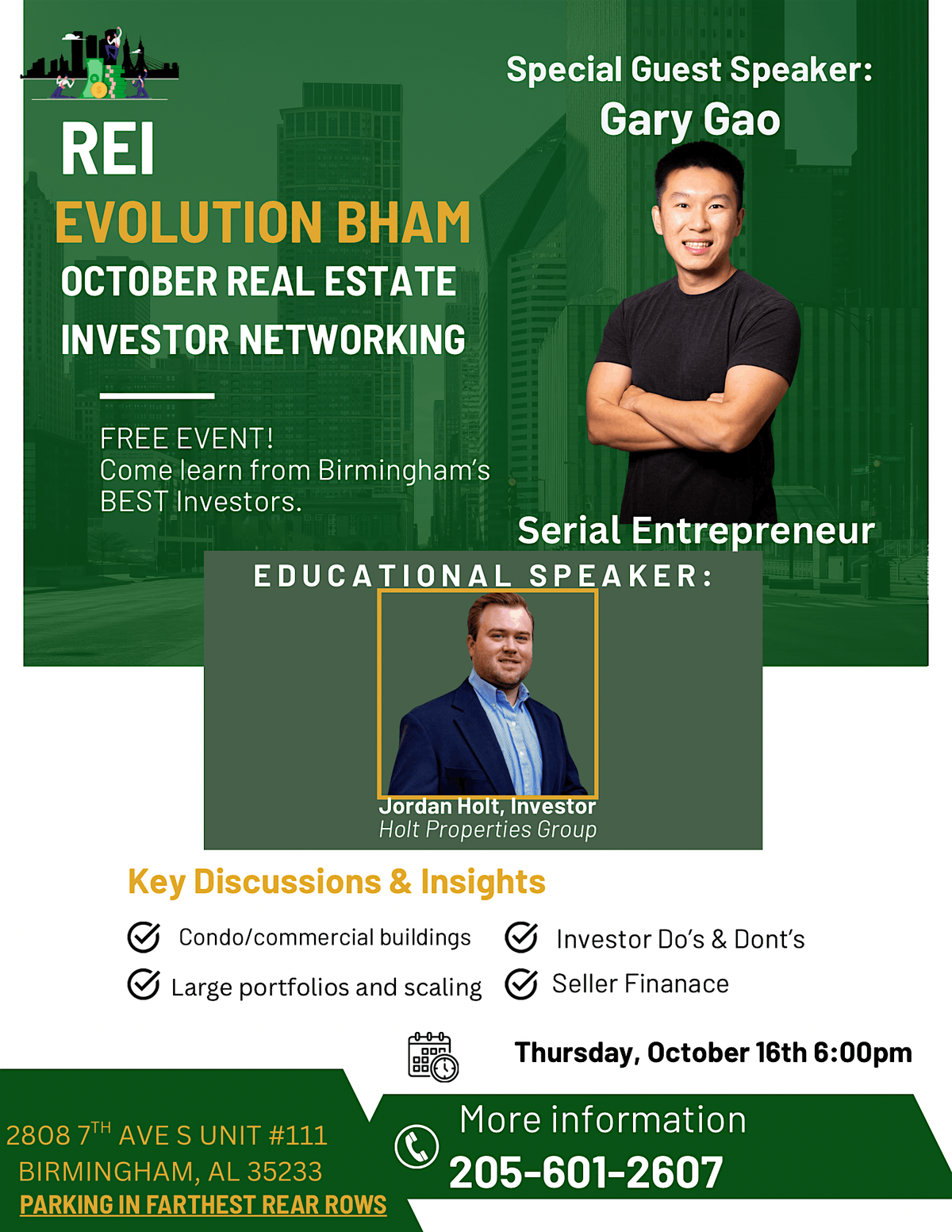 REI EVOLUTION BHAM October networking