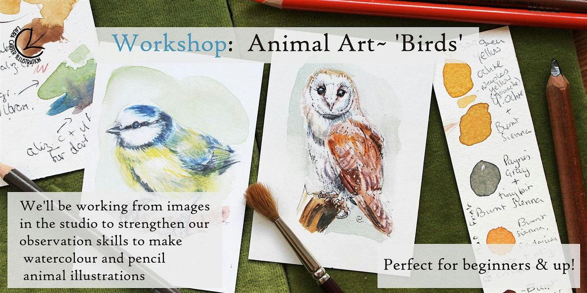Workshop: Animal Art~ 'Birds' for Beginners, Eindhoven