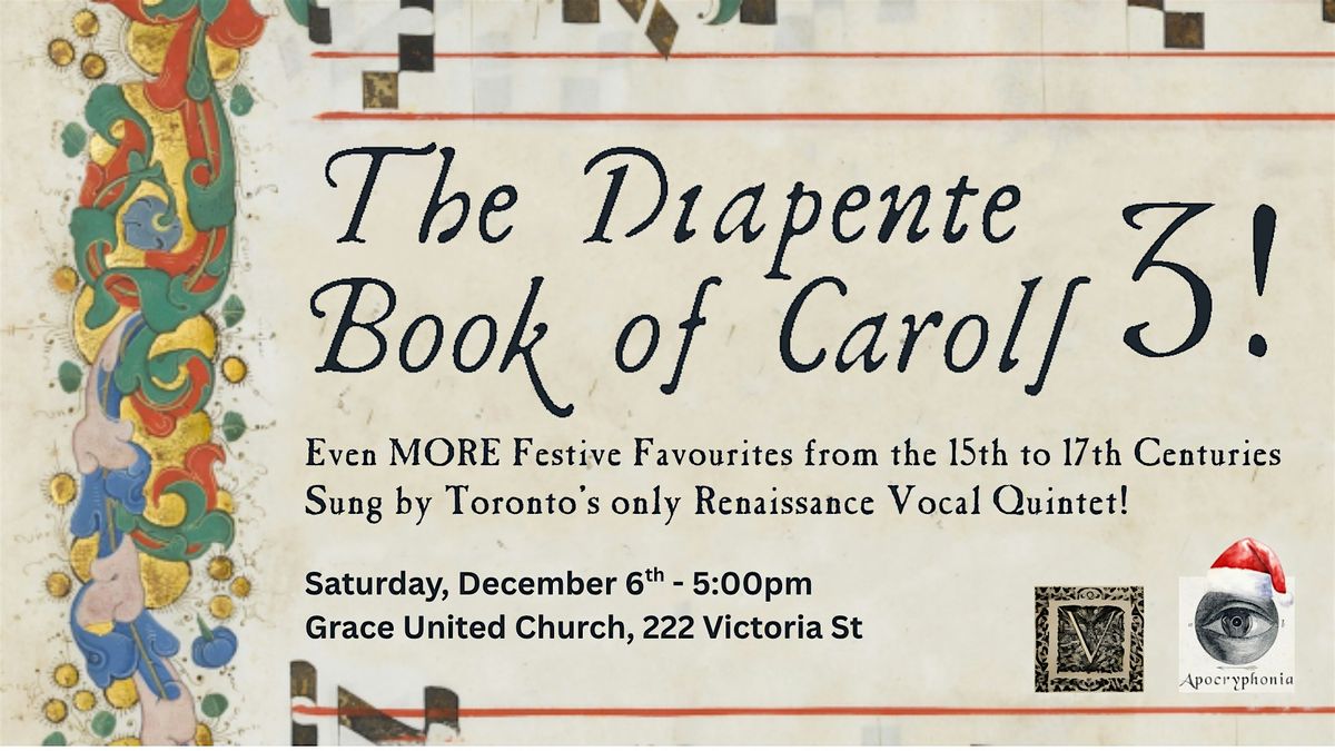 The Diapente Book of Carols 3 (Niagara on the Lake)