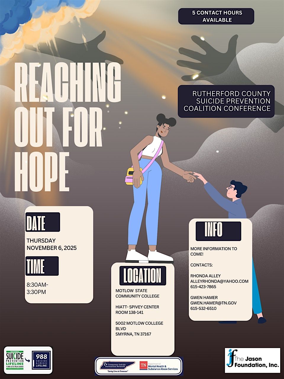 REACHING OUT FOR HOPE