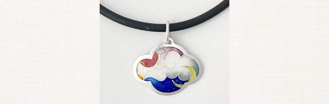 The Art of Cloisonn\u00e9: Crafting a Sun & Moon Pendant in Fine Silver - February 22 & 23