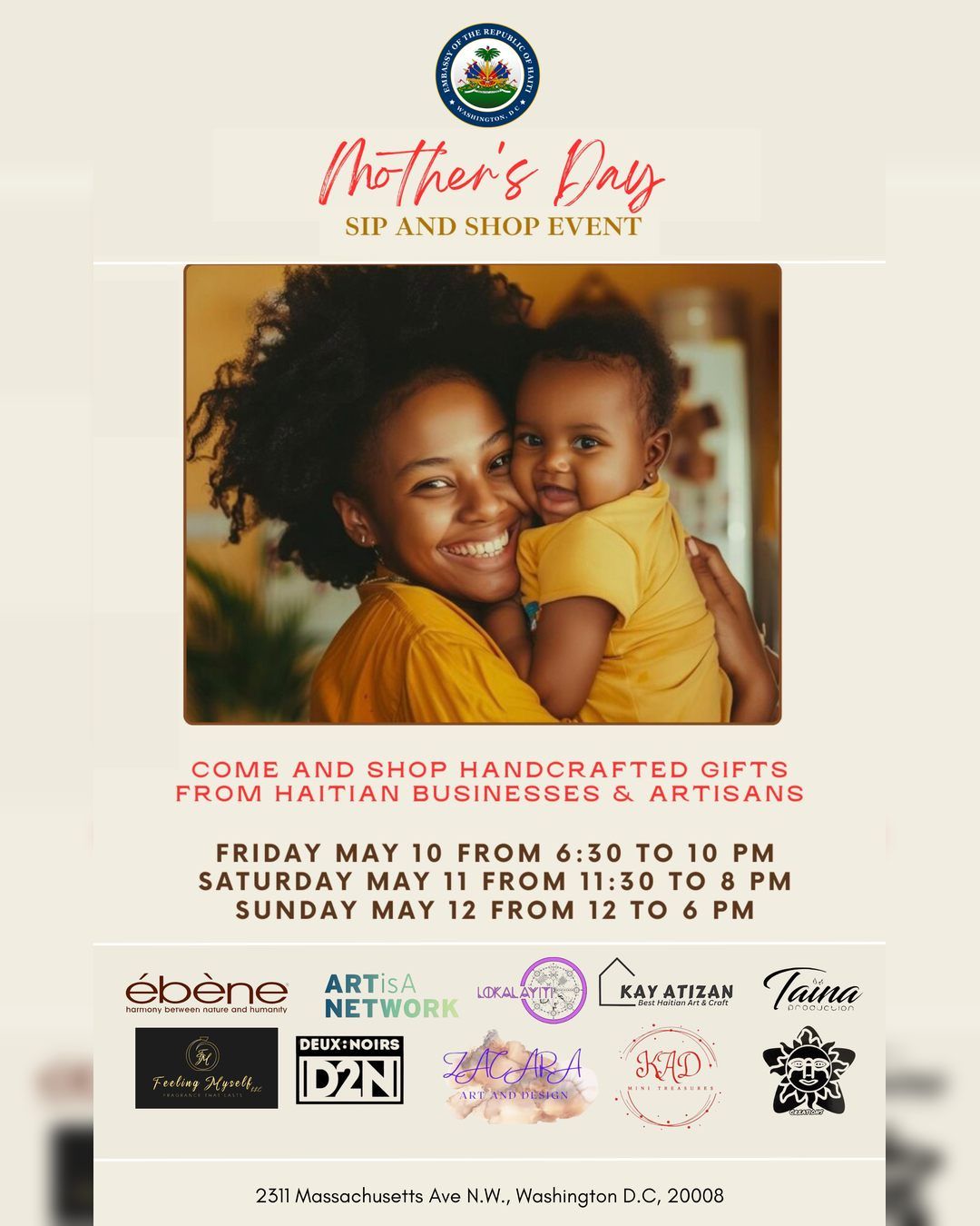 Mother's Day - Sip and Shop Event