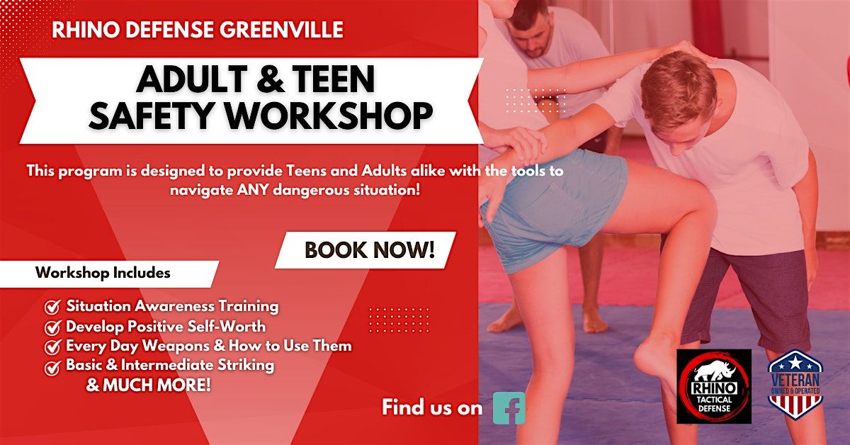 Adult & Teen Safety Workshop (In Person)