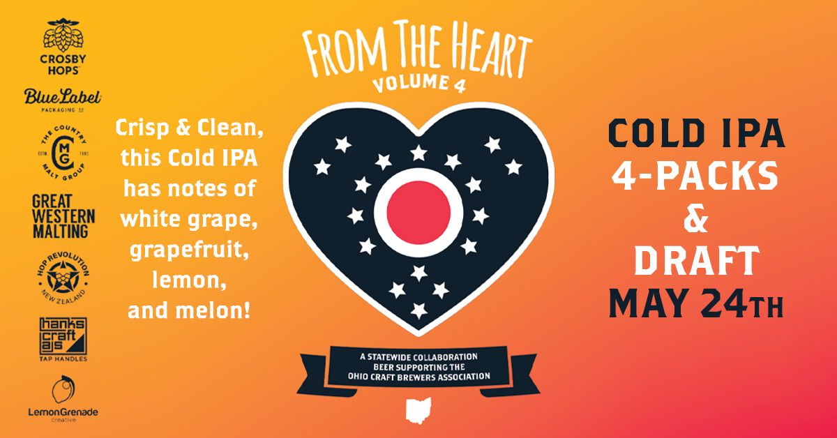 From the Heart - Cold IPA Release - Clintonville