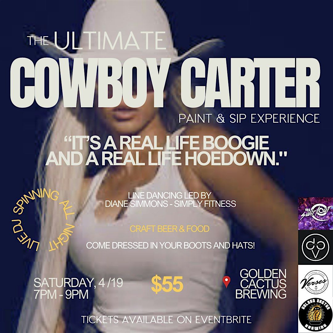 The ULTIMATE Cowboy Carter Paint & Sip Experience