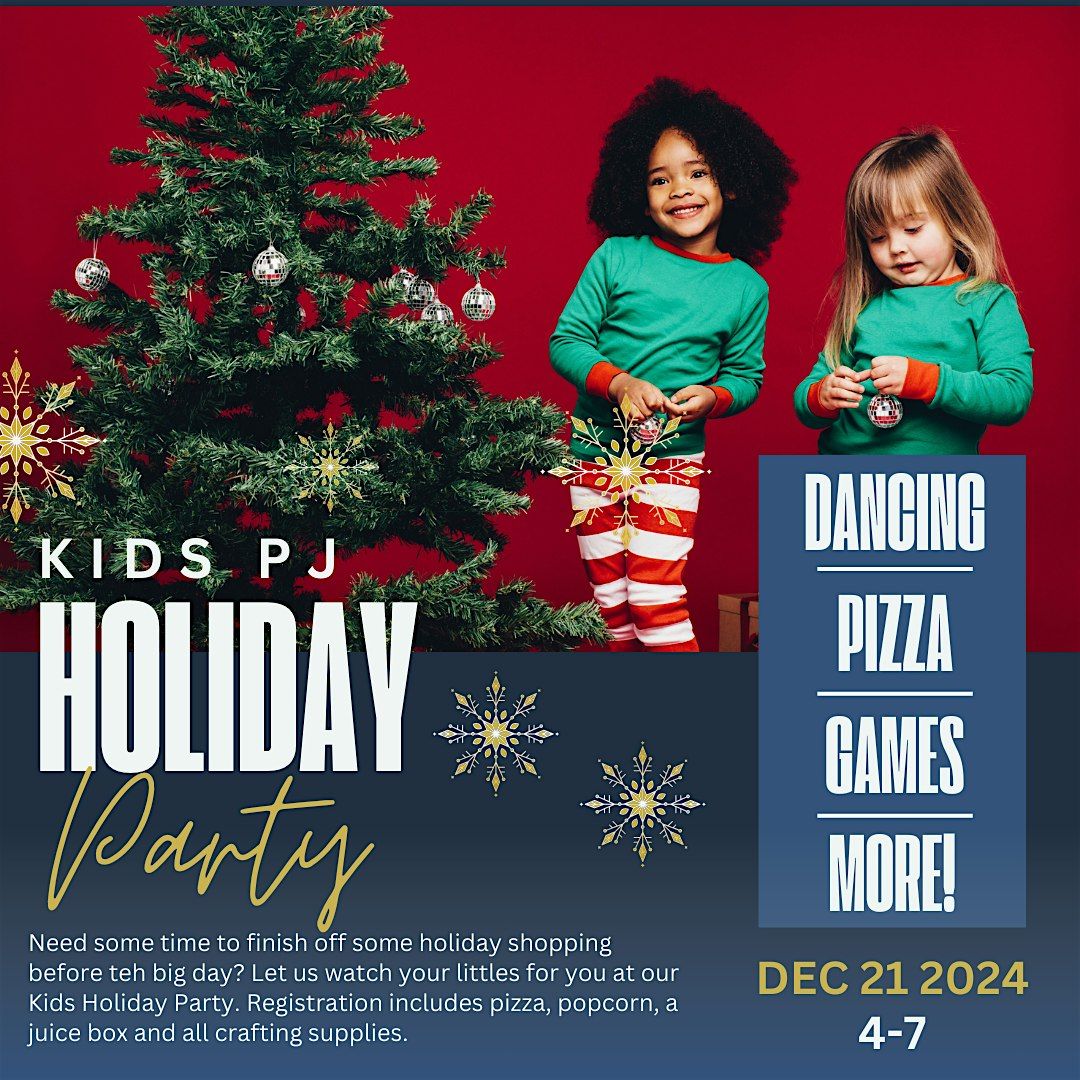 Kids PJ Holiday Party