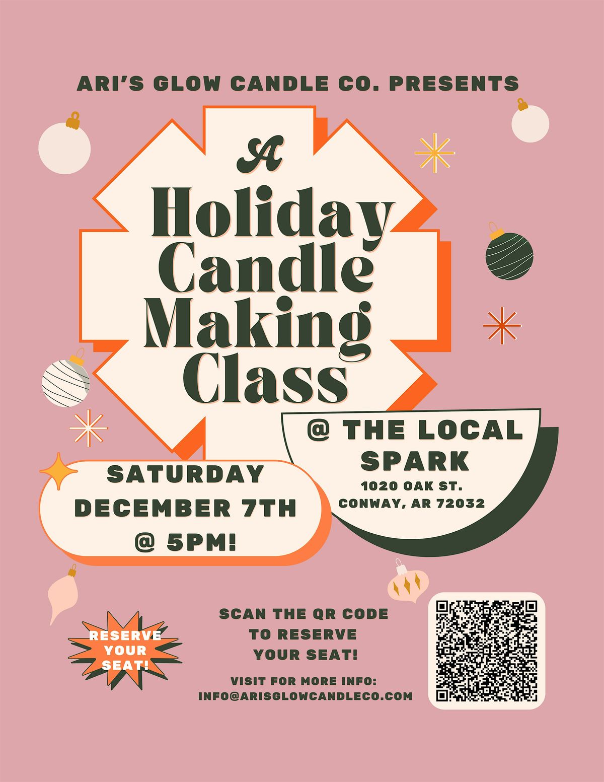 Holiday Candle Making Class