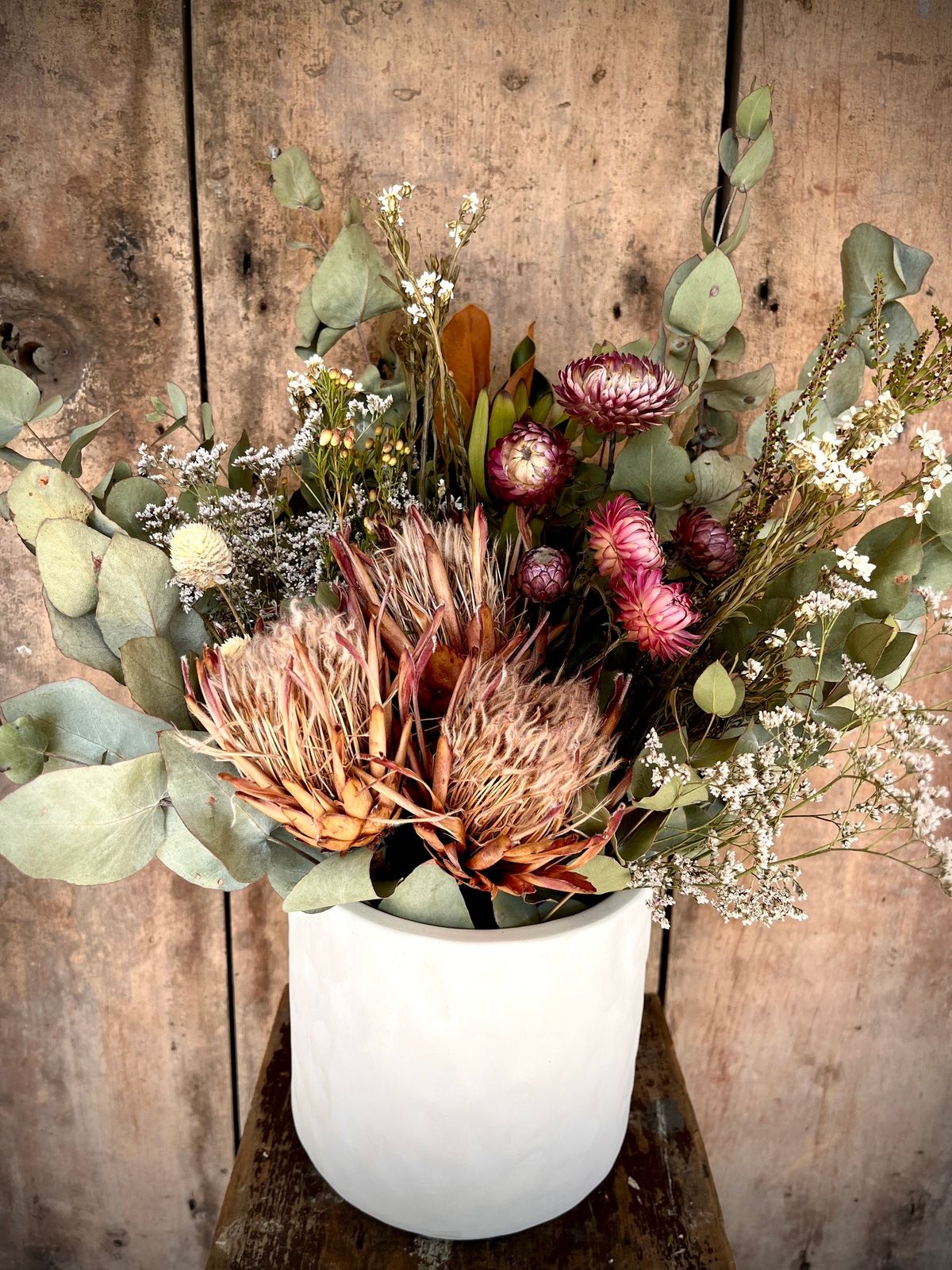 Dried Floral Vase Arrangement | SUNDAY 13 APRIL 2025