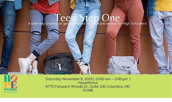 Teen Step 1 Training