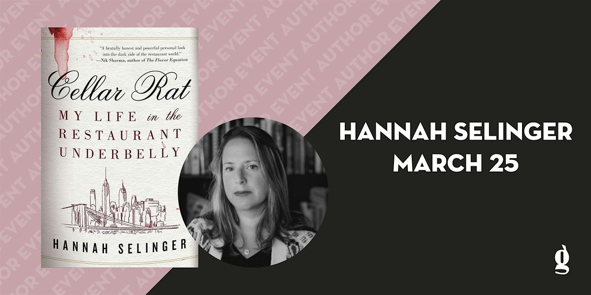 Book Event: Hannah Selinger