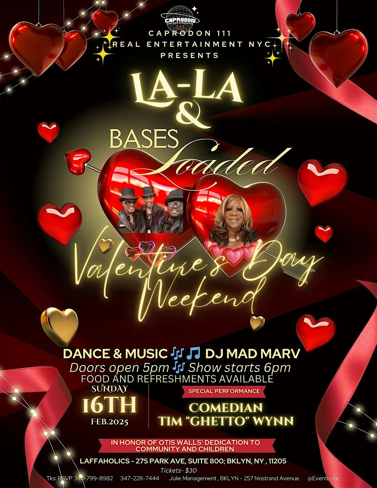 Caprodon 111 & Real Entertainment NYC - A Valentines Day Weekend Event.