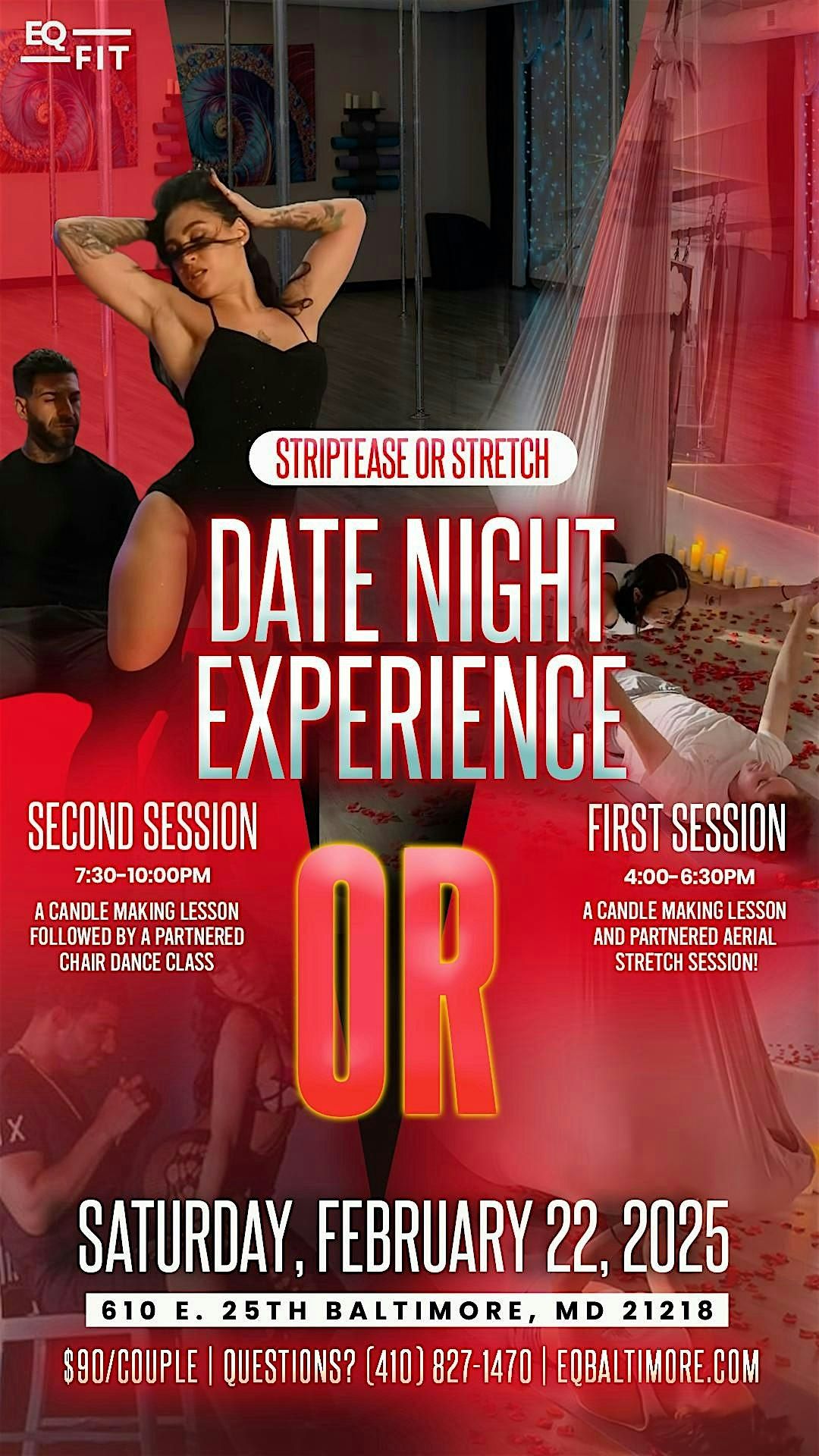 Striptease Or Stretch Date Night Experience