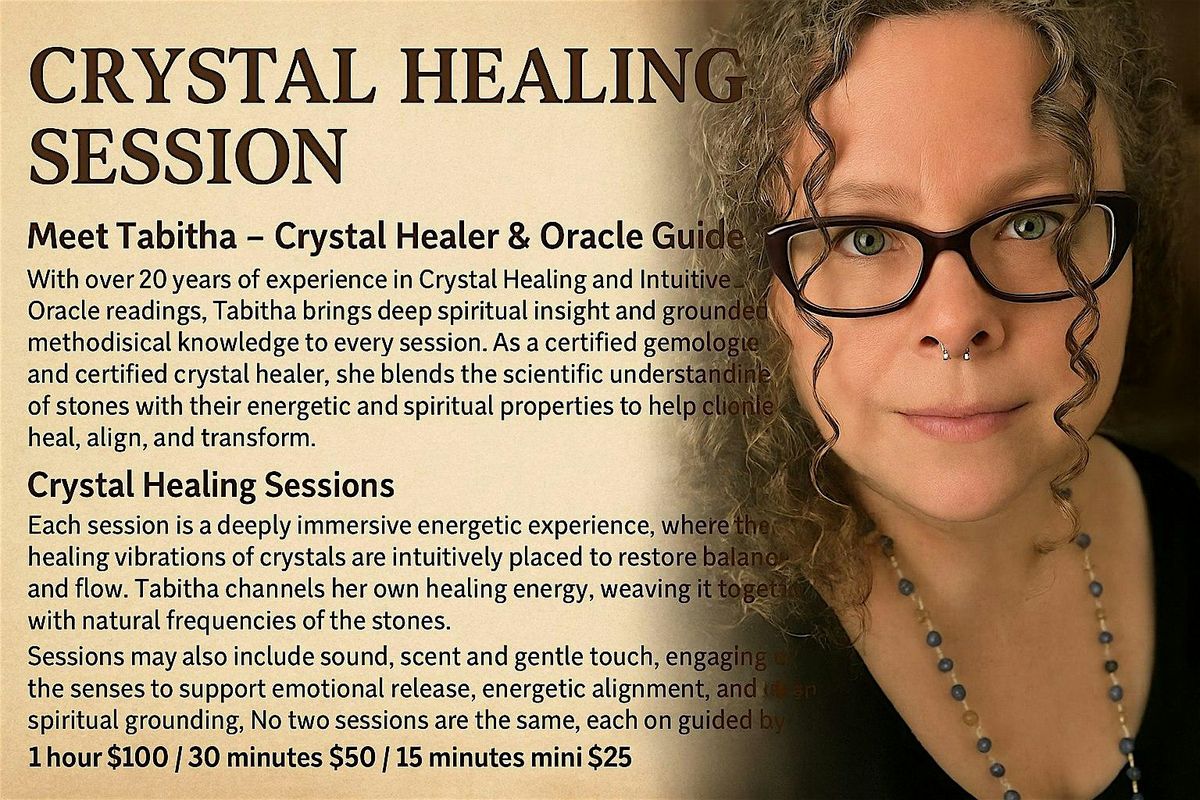 Crystal Healing Reiki Session with Tabitha Schneider