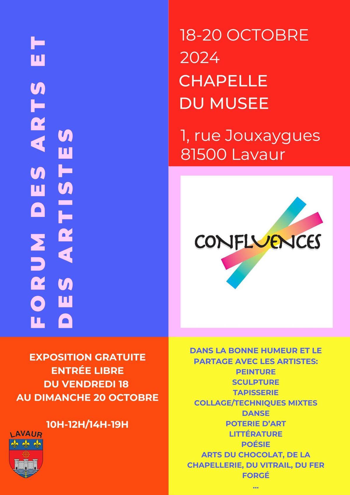 Confluences, un week-end \u00e0 la crois\u00e9e des arts