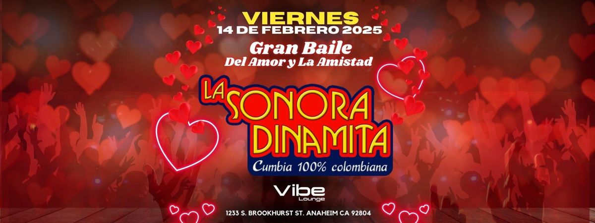 VALENTINES CON LA SONORA DINAMITA EN VIBE LOUNGE DE ANAHEIM!