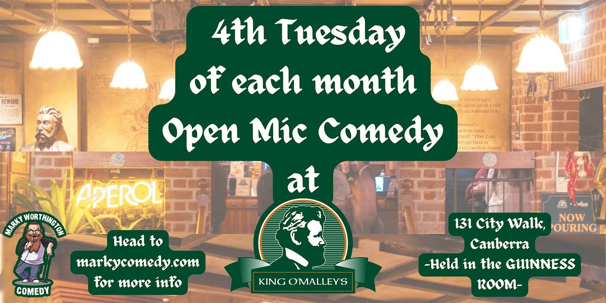 Open Mic Comedy @King O'Malley's