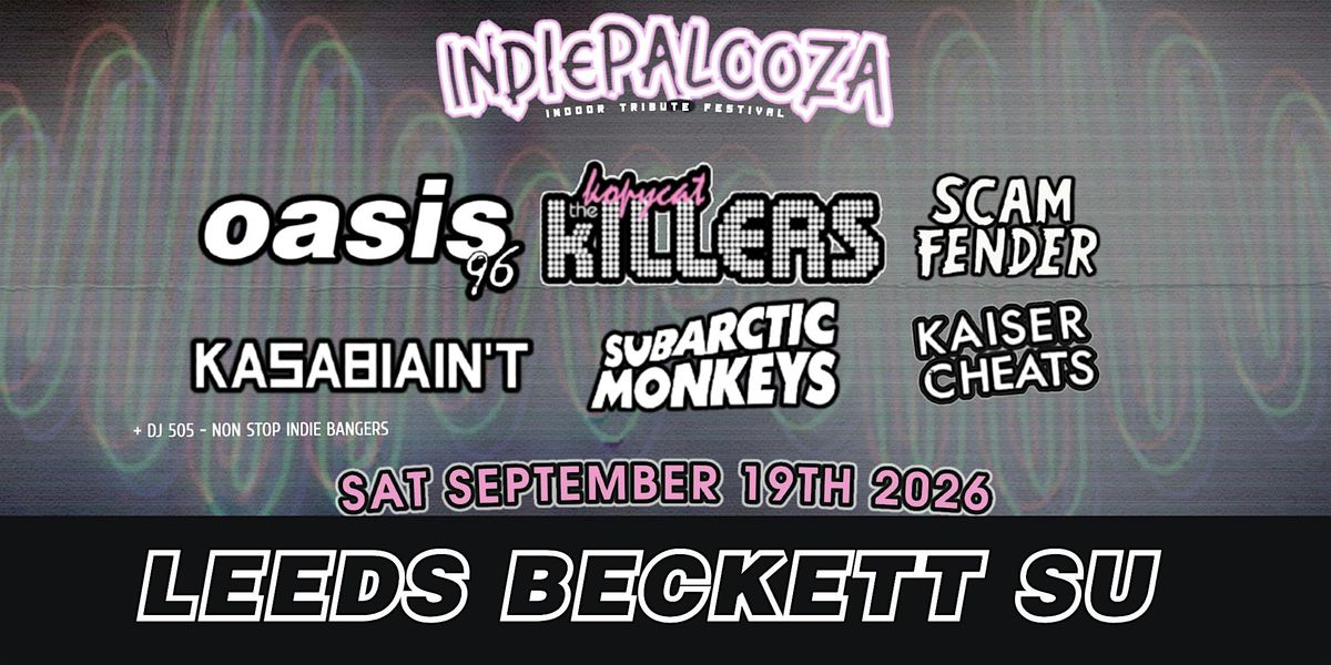 Scam Fender Tribute - Leeds Beckett SU - 19th September 2026
