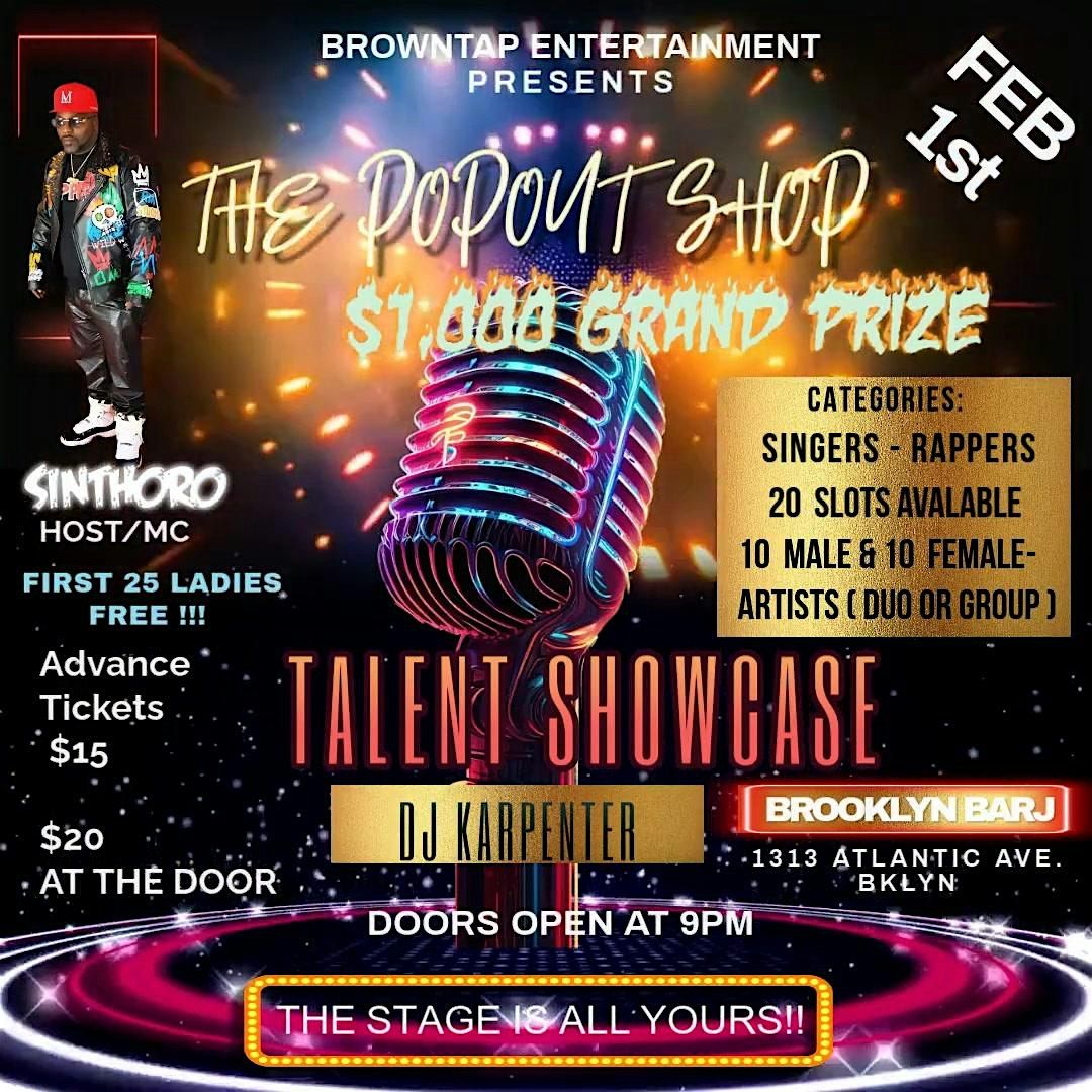 THE POPOUT SHOP TALENT SHOWCASE