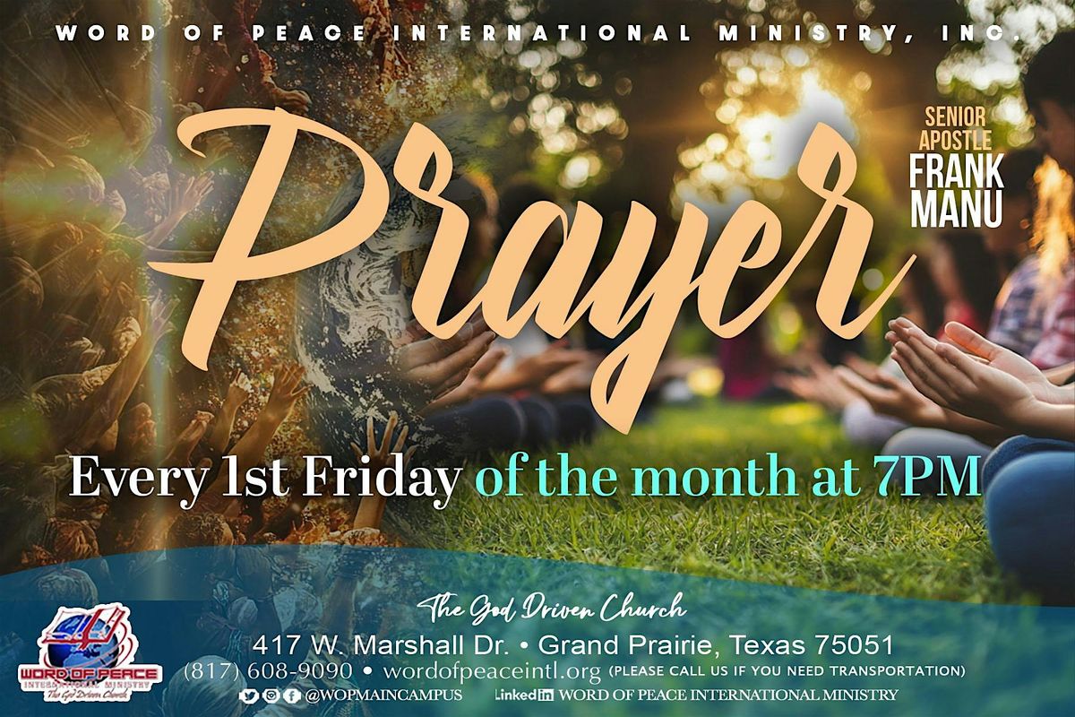 1st Friday's Corporate Prayer Nights